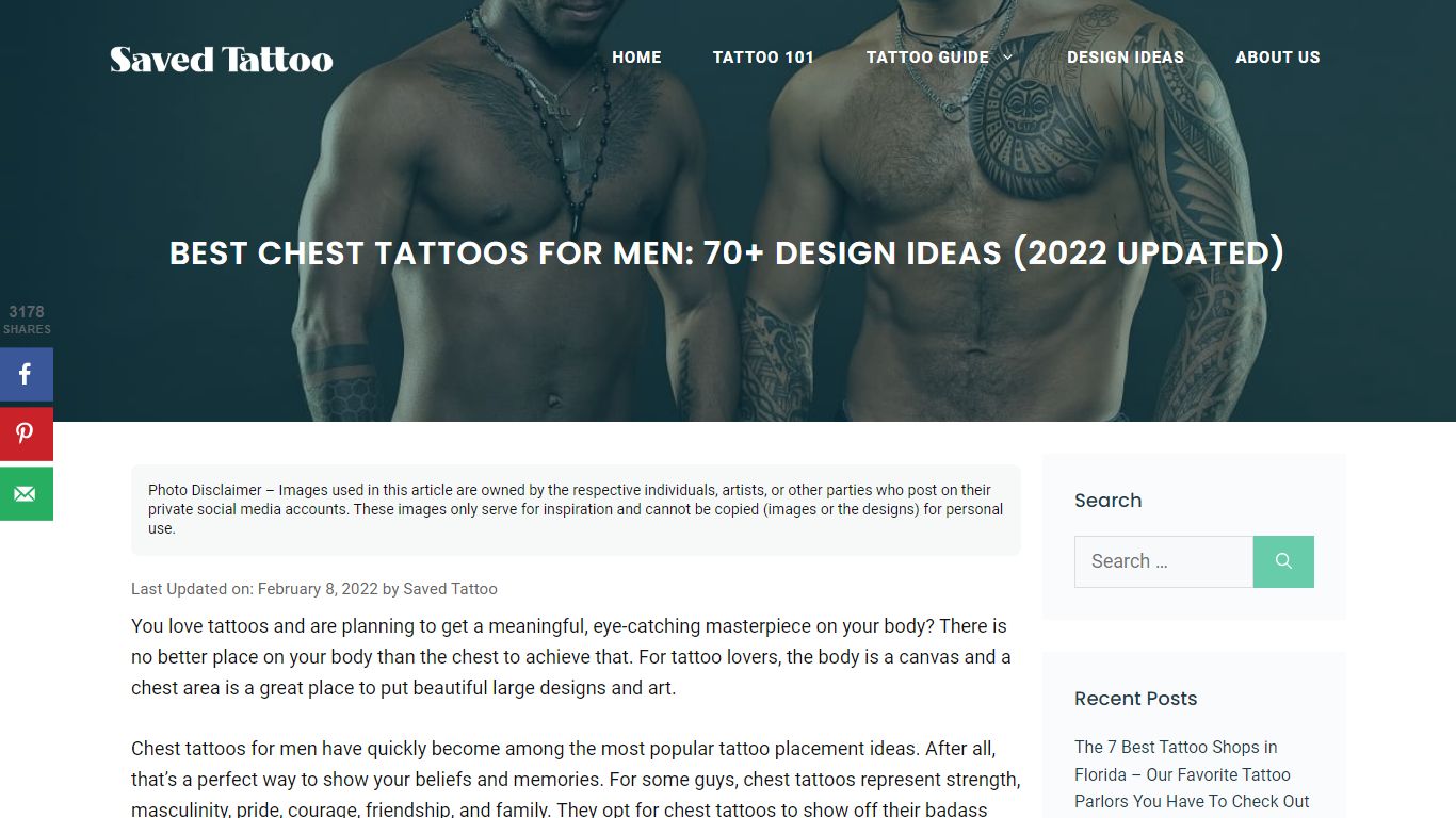Best Chest Tattoos for Men: 70+ Design Ideas (2022 Updated)